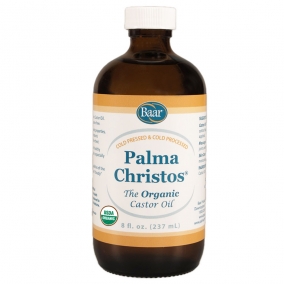 Palma Christos Organic Castor Oil Glass Bottle 8 oz.